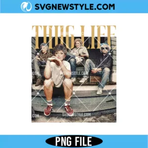 Golden Girls Thug Life Graphic PNG