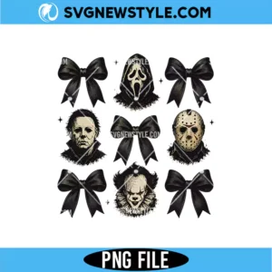 Gothic Horror Bows PNG