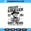 Freddy Krueger Est 1984 SVG Digital Download | Nightmare Horror Cut File 2 Freddy Krueger Est 1984 SVG