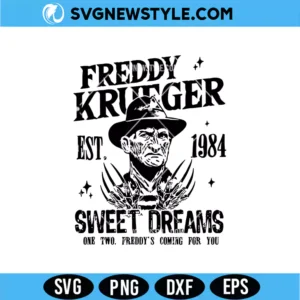 Freddy Krueger Est 1984 SVG Digital Download | Nightmare Horror Cut File