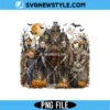 Classic Horror Movie Characters PNG Digital Download | Spooky Halloween PNG 2 Classic Horror Movie Characters PNG