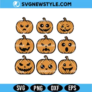 Halloween Pumpkin SVG Bundle