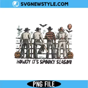 Howdy It's Spooky Season PNG
