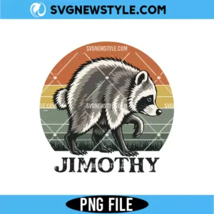Jimothy Raccoon PNG Digital Download | Adorable Woodland Animal Png