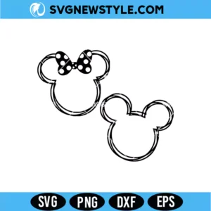 Magic Couple Mouse Ears SVG Bundle