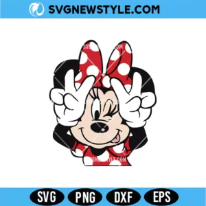 Cute Bow Mouse Ears SVG