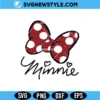 Minnie Mouse Bow SVG | Cute Polka Dot Bow Cut File for Cricut 2 Minnie Mouse Bow SVG