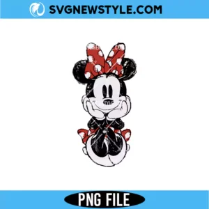 Minnie Mouse Hand Draw PNG