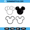 Mouse Ears Svg Bundle | Vacation Ears Cut File for Cricut & Silhouette 3 Mouse Ears Svg Bundle
