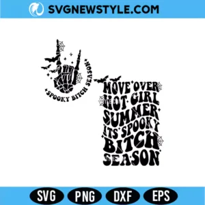 Spooky Bitch Season SVG Digital Download | Funny Fall Season Design