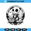 Jack Skellington and Pumpkins SVG Digital Download | Halloween Character Cut File 2 Jack Skellington and Pumpkins SVG