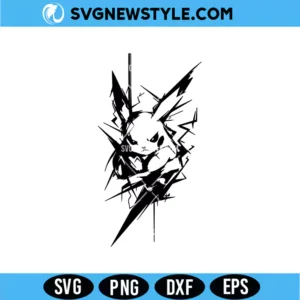 Pikachu Lightning SVG Png