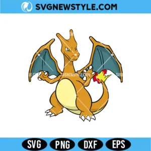 Charizard Fire Dragon SVG