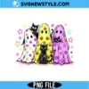 Preppy Halloween Ghost and Cat PNG | Pastel Halloween Sublimation 2 Preppy Halloween Ghost and Cat PNG