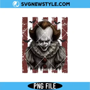 Preppy Pennywise Horror PNG