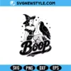 Boop Witch Raven SVG Digital Download | Spooky Season Design 3 Boop Witch Raven SVG