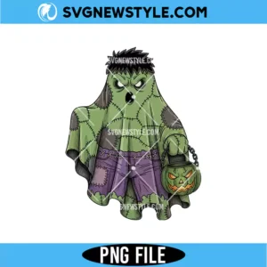 Halloween Green Monster Ghost PNG