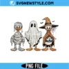 Retro Halloween Duck PNG