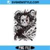 Retro Horror Villains PNG