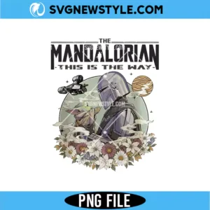 Mandalorian and Grogu PNG