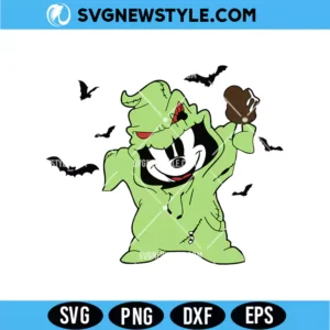 Retro Oogie Boogie Mouse Svg Digital Download | Groovy Halloween Design