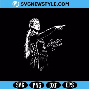 Sophie Cunningham Point Signature Basketball Svg