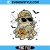 Spooky Dude Ghost PNG - Camo Hat Halloween Boy Sublimation Design 2 Spooky Dude Ghost PNG