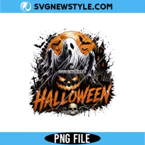 Spooky Halloween Ghost Pumpkin PNG