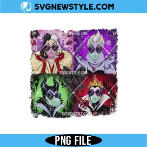 Spooky Season Villain Gang Png