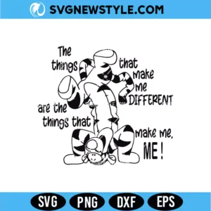 The Things That Make Me Different SVG Digital Download | Inspirational Quote Cut File
