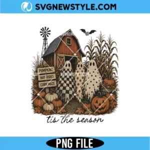 Pumpkin Patch Ghosts PNG