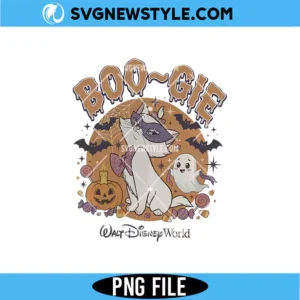 Vintage Boo-Gie Marie Halloween Png