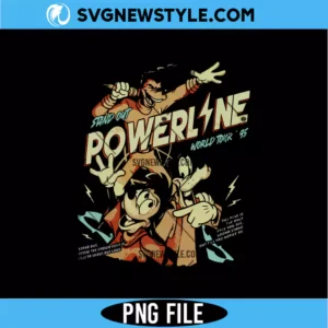 Retro Pop Star World Tour PNG Digital Download | Nostalgic Musical Printable PNG