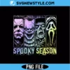 Vintage Horror Spooky Season PNG