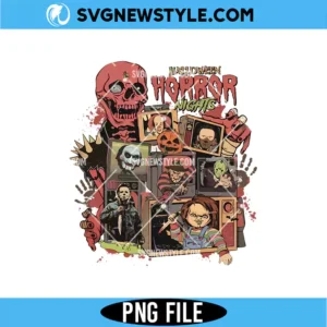 Vintage Horror Night Png