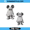 Vintage Mickey Minnie Halloween Couple Png
