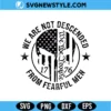 American Heritage Skull SVG Digital Download | USA Patriotic Shirt Design 3 American Heritage Skull SVG
