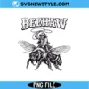Western Bee Png | Retro Cowboy Bee Sublimation Art 2 Western Bee Png