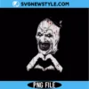 Art The Clown PNG | Terrifier Killer Clown Sublimation Design for Shirts 2 Art The Clown PNG