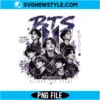 BTS OT7 PNG Digital Download | Kpop Idol Group Graphic 2 BTS OT7 PNG