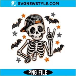Boy Skeleton Halloween Png Digital Download | Kids Halloween Graphic