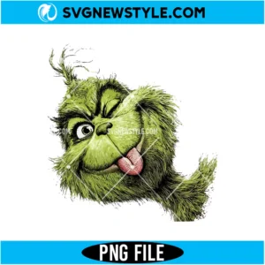 Grinch Tongue Out Png