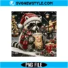 Christmas Raccoon PNG Digital Download | Festive Animal Holiday Graphic 3 Christmas Raccoon PNG
