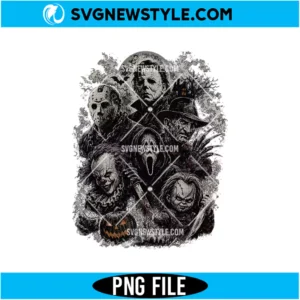 Classic Horror Villains PNG