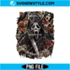 Disco Ghost Face PNG Digital Download | Groovy Spooky Season Graphic 3 Disco Ghost Face PNG