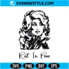 Tribute Dolly Parton Memorial SVG Digital Download | Country Music Cut File 3 Tribute Dolly Parton Memorial SVG