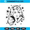 Dolly Parton Stars SVG Digital Download | Country Music Cricut Design 2 Dolly Parton Stars SVG