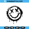 Dripping Face Svg Png Digital Download | Melting Aesthetic Cut File 3 Dripping Face Svg