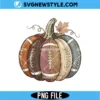 Football Fall Pumpkin Png Digital Download | Autumn Sports Clipart 3 Football Fall Pumpkin Png