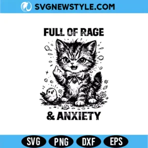 Full Of Rage Anxiety SVG